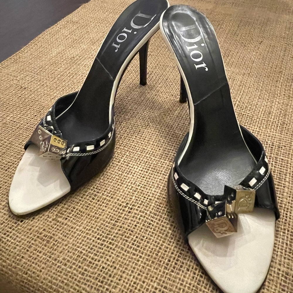 Vintage Dior Gambler Dice Sandals Pumps